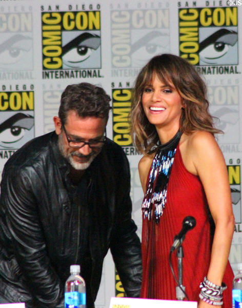 Actors Jeffrey Dean Morgan & Halle Berry of "Extant" speak at Comic-Con International. San Diego, CA.