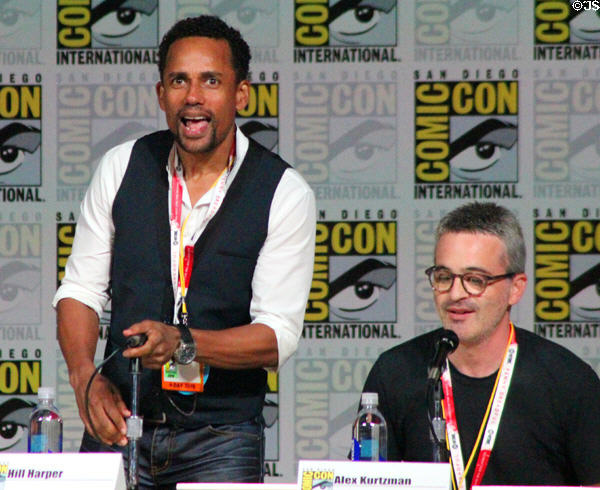 Hill Harper & Alex Kurzman of Limitless at Comic-Con International. San Diego, CA.
