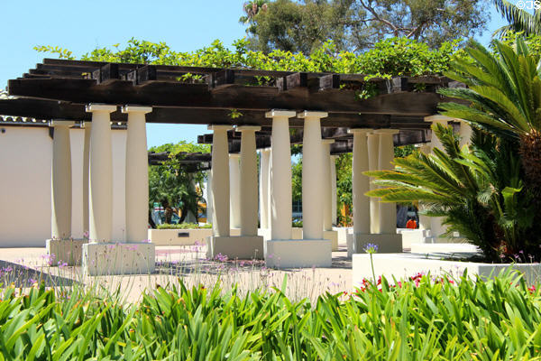 Pergola at Coronado Public Library. Coronado, CA.