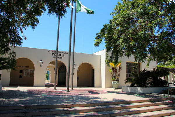 Coronado Police Administration Building (1995) (700 Orange Ave.). Coronado, CA. Architect: Mosher Drew Watson Ferguson.