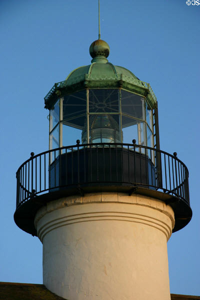 Old Point Loma Lighthouse tower at Cabrillo National Monument. San Diego, CA.