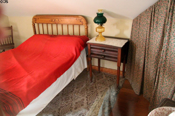 Bedroom in Old Point Loma Lighthouse. San Diego, CA.