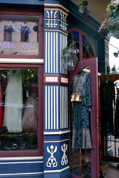 Doorway detail of Grand Pacific Hotel. San Diego, CA.