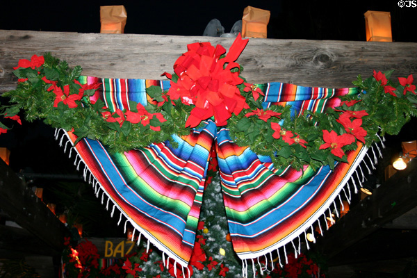 Serape display in Old Town. San Diego, CA.