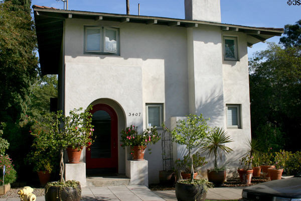 Katherine Teats residence #3 (1912) (3407 Albatross St.). CA. Architect: Irving Gill.