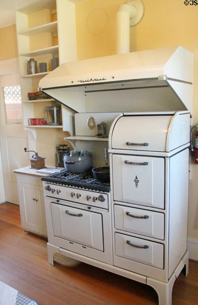 Wedgwood gas range at Marston House Museum. San Diego, CA.
