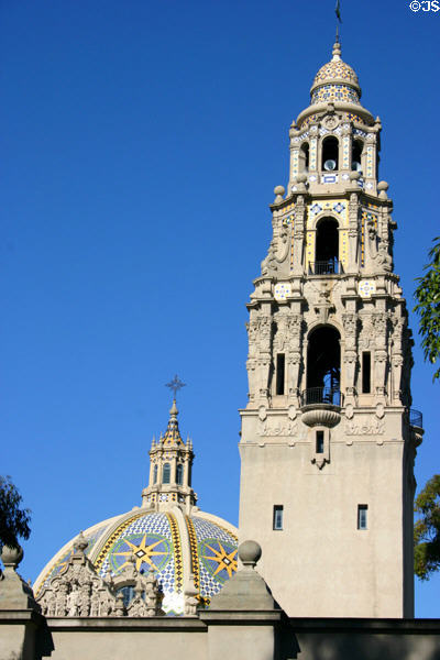 California building / Museum of Man (1915) in Balboa Park. San Diego, CA. Architect: Bertram Grosvenor Goodhue.