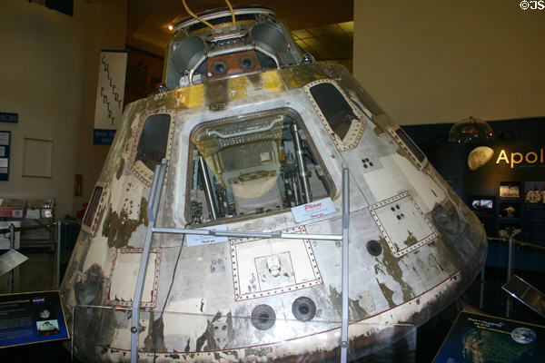 Apollo 9 command module at San Diego Aerospace Museum. San Diego, CA.