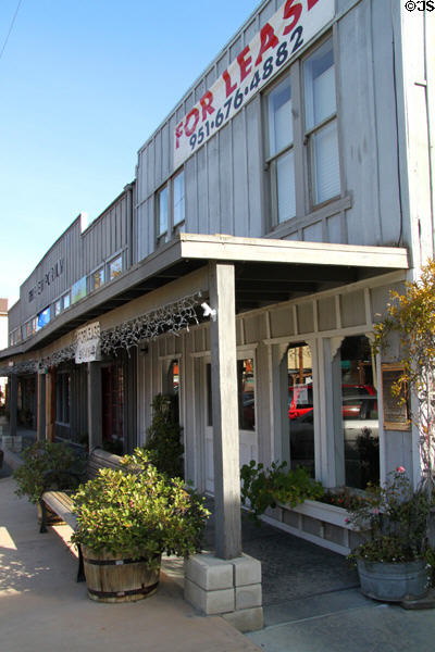 Former Friedemann Meat Market (1905) (42050 Main St.). Temecula, CA. Style: Board & Batten.