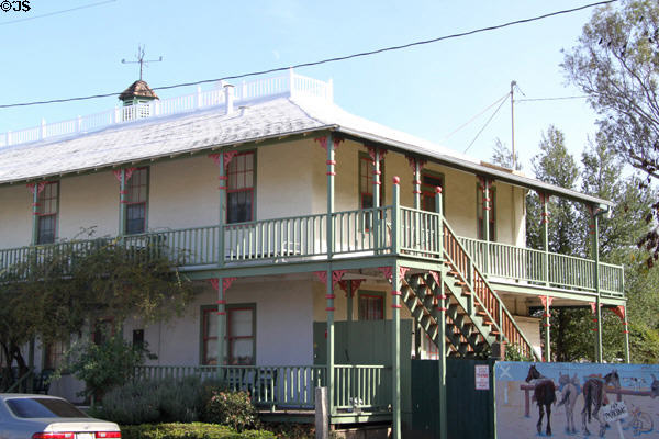 Private heritage home with balcony veranda (1891) former (Hotel Temecula or Welty Hotel). Temecula, CA.