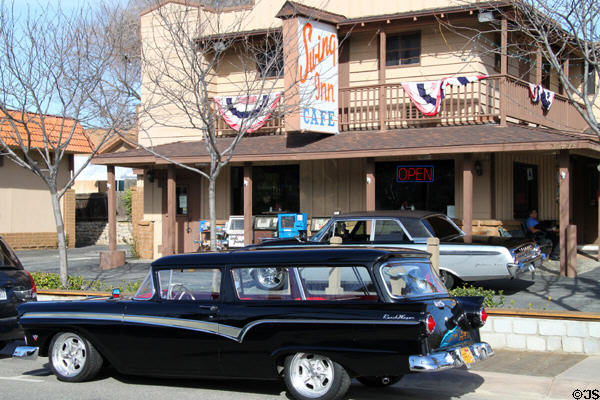 Antique hot rod Ford Ranch Wagon (1950s). Temecula, CA.