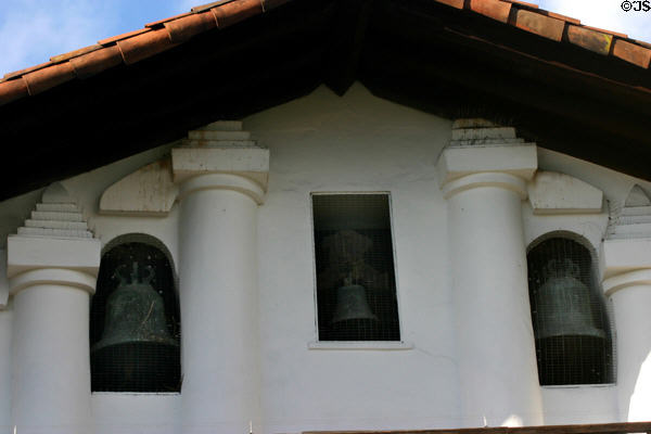 Mission Dolores bells (1792-7) cast in Mexico. San Francisco, CA.