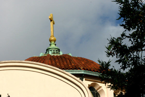 Central dome of Basilica of Mission Dolores. San Francisco, CA.