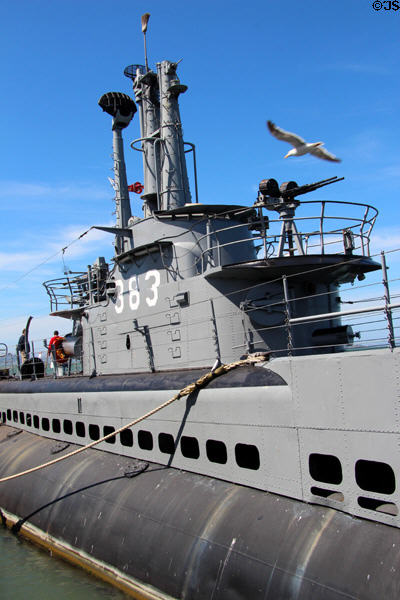 Conning tower of Submarine USS Pampanito. San Francisco, CA.