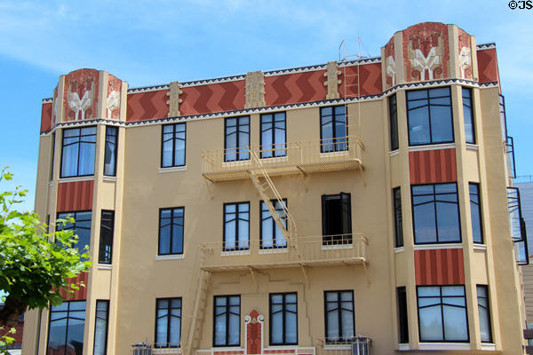 Art Deco building opposite Ghirardelli Square. San Francisco, CA.