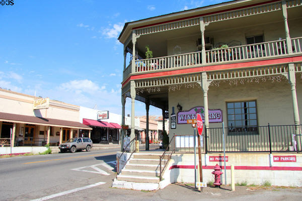 Schlageter Hotel (1867) where Presidents Grant & Garfield stayed. Mariposa, CA.
