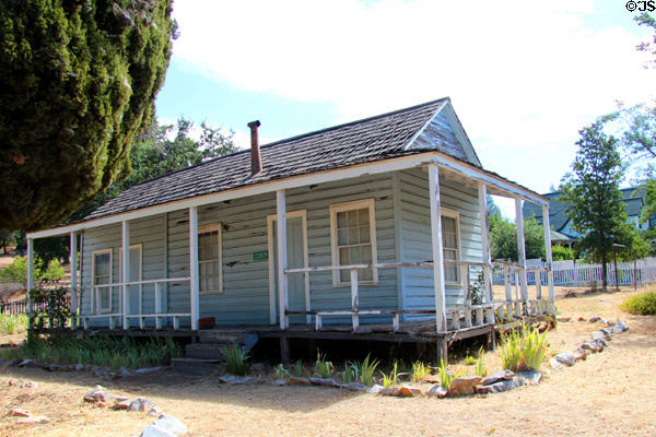 Aunt Sally's House & Garden on Columbia St. at Columbia State Historic Park. Columbia, CA.