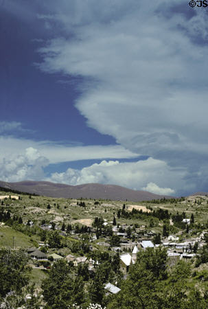 Central City seen from "Oh My God" Road. Central City, CO.