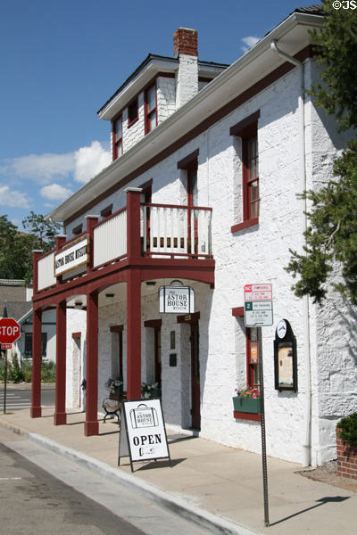 Astor House Museum (1867) ran as Boston Hotel boarding house until 1950s. Golden, CO.