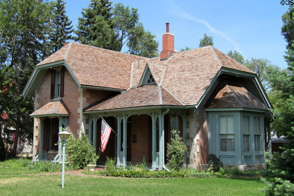 McAllister House Museum (1873) (423 North Cascade Ave.). Colorado Springs, CO. On National Register.