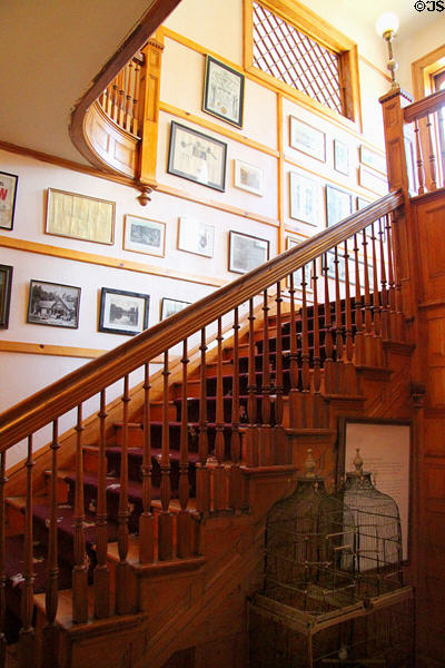 Stairway at Miramont Castle. Manitou Springs, CO.