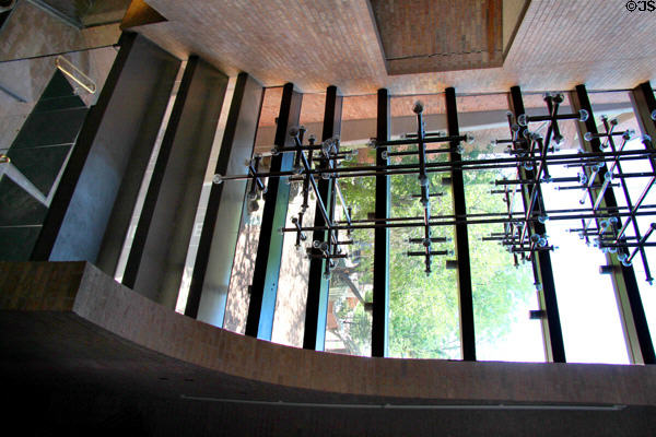 Sculpted lights & windows at Sangre de Cristo Arts Museum. Pueblo, CO.