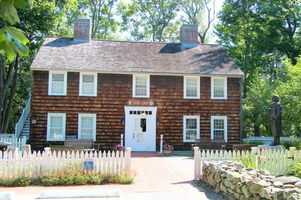 Visitor Center at Henry Whitfield State Museum. Guilford, CT.
