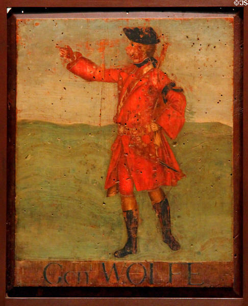 Gen. Wolfe tavern sign at Connecticut Historical Society. Hartford, CT.