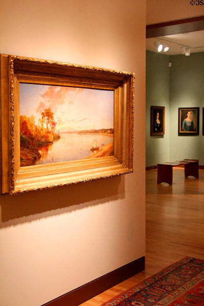 Typical gallery at New Britain Museum of American Art. New Britain, CT.