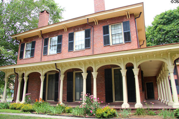 Veranda around Hurlbut-Dunham House. Wethersfield, CT.