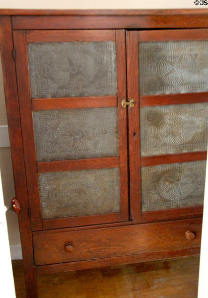 Pie safe at Hurlbut-Dunham House. Wethersfield, CT.