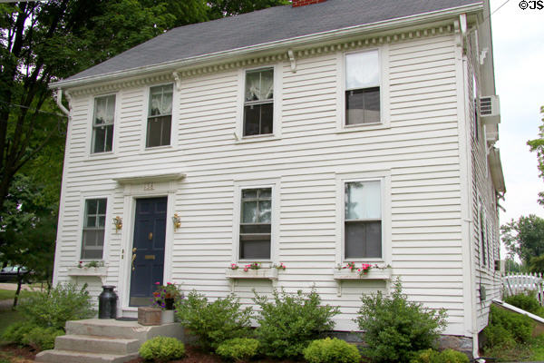 Heritage house (1740) (138 Broad St.) on homesite of Leonard Chester, one of original adventurer settlers of 1634. Wethersfield, CT.