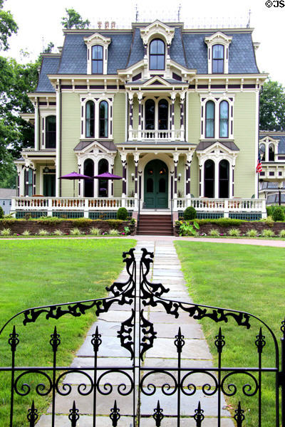 Silas W. Robbins House with Mansard roof. Wethersfield, CT.