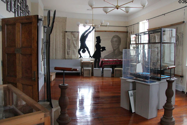 Gallery at New London Maritime Museum. New London, CT.