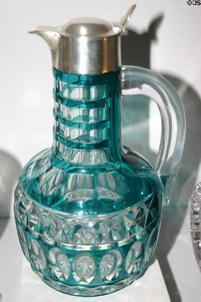 Claret jug from T.G. Hawkes & Co, Corning, NY (1916-7) in American History Museum. Washington, DC.