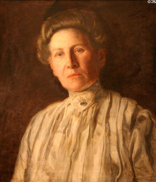 Mrs. Louis Husson portrait (c1905) by Thomas Eakins at National Gallery of Art. Washington, DC.