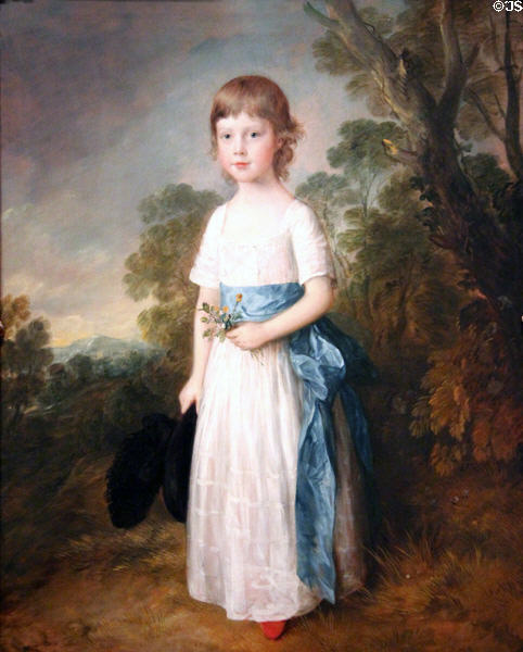 Master John Heathcote portrait (c1771-2) by Thomas Gainsborough at National Gallery of Art. Washington, DC.