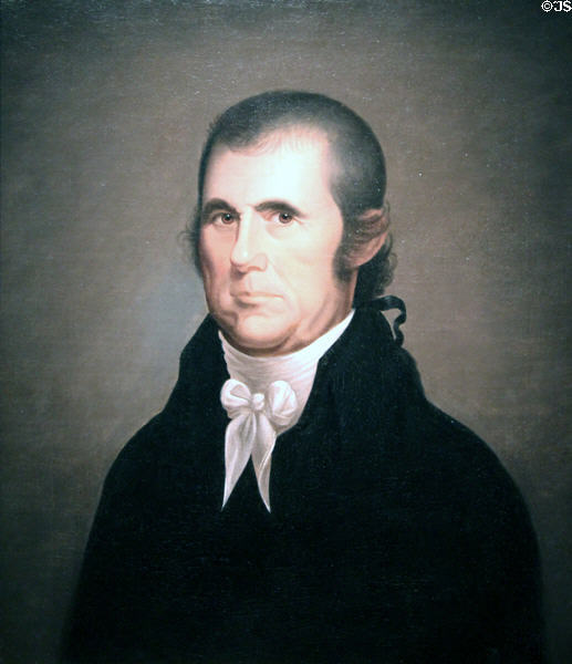 John Marshall, Supreme Court Chief Justice portrait (1809-10) by Cephas Thompson at National Portrait Gallery. Washington, DC.