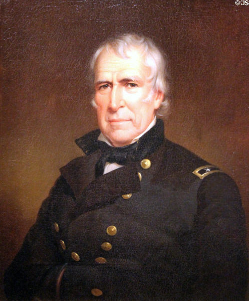 Zachary Taylor portrait (1848) by James Reid Lambdin at National Portrait Gallery. Washington, DC.