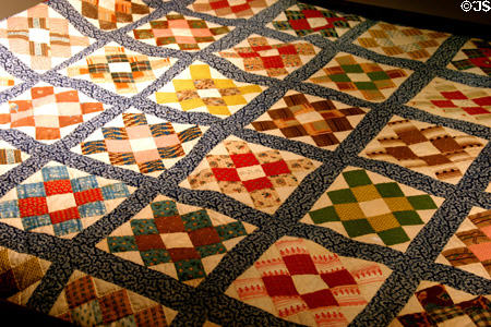Quilt in Canova House at Old St. Augustine Village. St Augustine, FL.