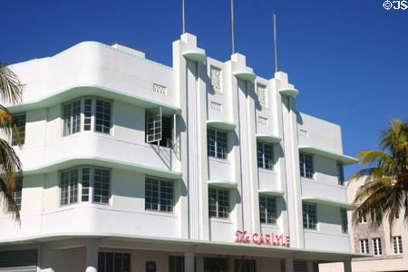 The Carlyle (1250 Ocean Dr.). Miami Beach, FL.