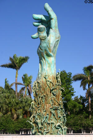 Holocaust Memorial (1990) by Kenneth Treister. Miami Beach, FL.