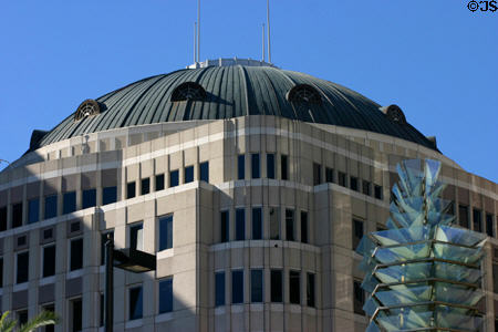 Orlando City Hall (1992) (9 floors) (400 South Orange Ave.). Orlando, FL. Architect: Heller & Leake.