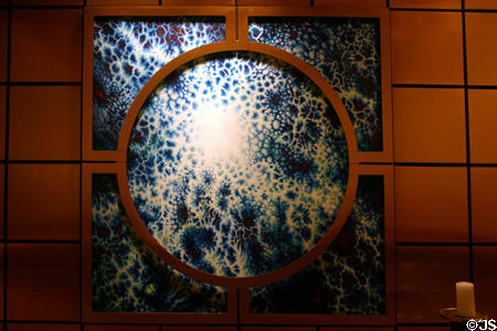 Tile artwork in Heritage Chapel of new State Capitol. Tallahassee, FL.