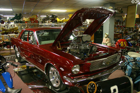 Ford Mustang hotrod at Tallahassee Antique Car Museum. Tallahassee, FL.