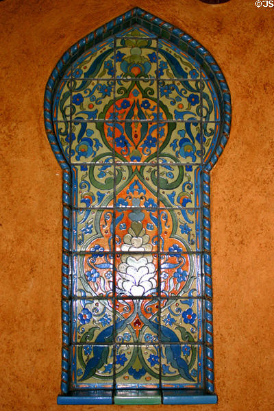 Arabesque-style tiled niche in Fox Theatre. Atlanta, GA.