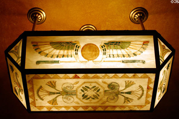 Egyptian-style lamp in Fox Theatre. Atlanta, GA.