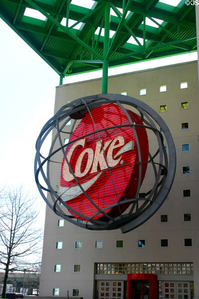 Entrance to Coca-Cola Museum. Atlanta, GA.