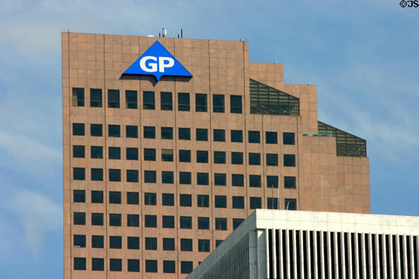 Georgia Pacific Tower (1982) (133 Peachtree Street NE) (52 floors). Atlanta, GA. Architect: Skidmore, Owings & Merrill.