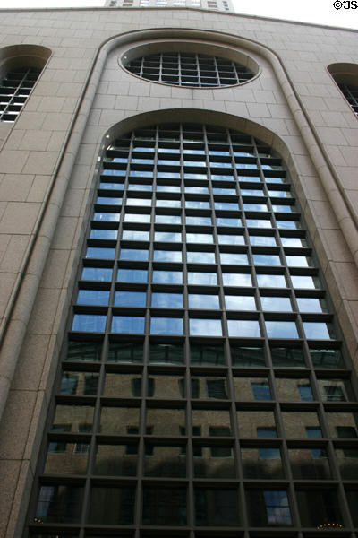 Entrance facade of 191 Peachtree Tower. Atlanta, GA.
